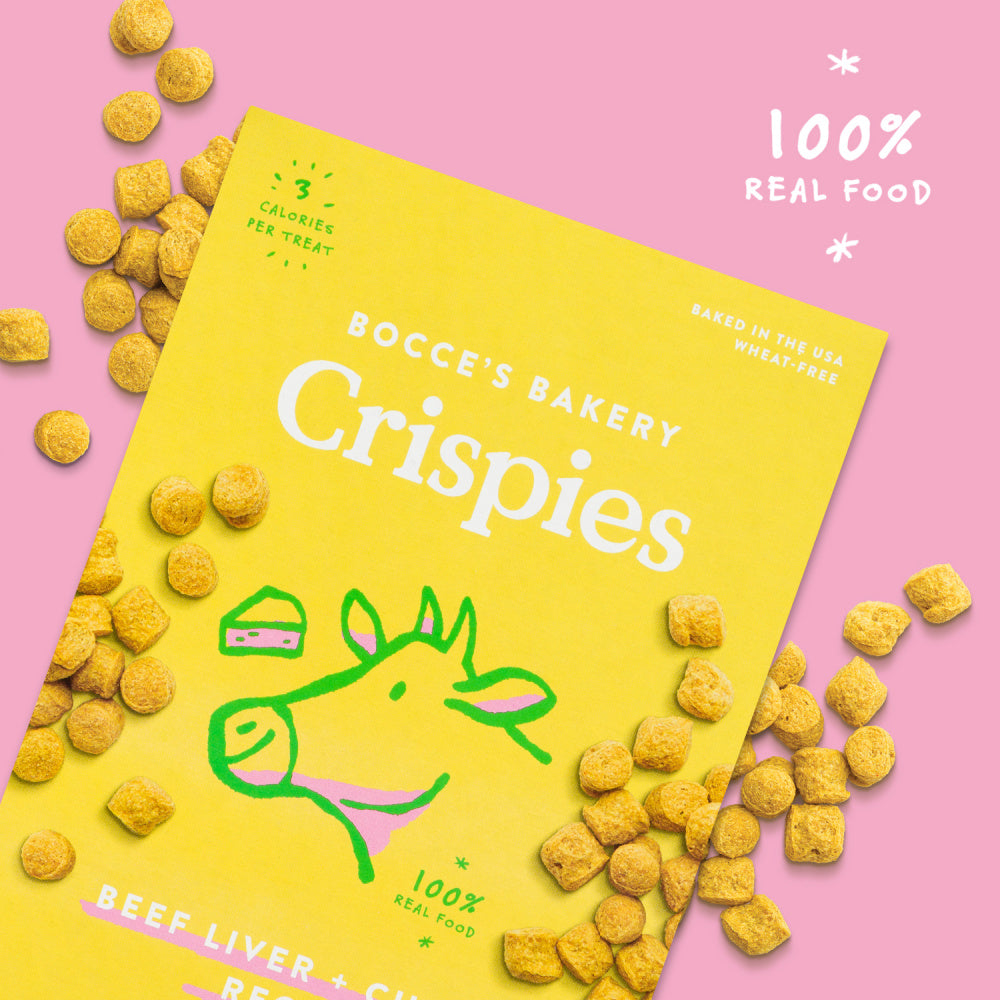 Bocce's Bakery Beef Liver & Cheese Crispies Dog Treats