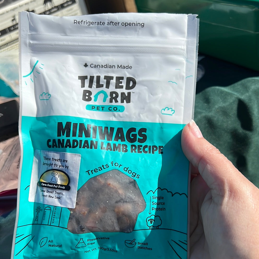 Tilted Barn Lamb, dog treats, 3.53 oz