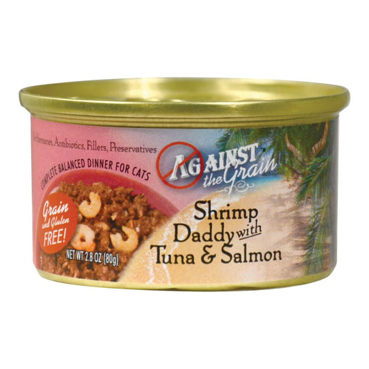 Against The Grain Shrimp Daddy Tuna & Salmon Cat 24 / 2.8 oz