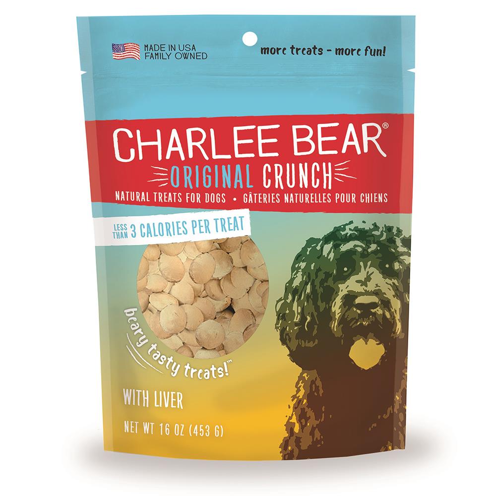 Charlee Bear Grain Free Peanut Butter & Banana Crunch Dog Treat 8 oz