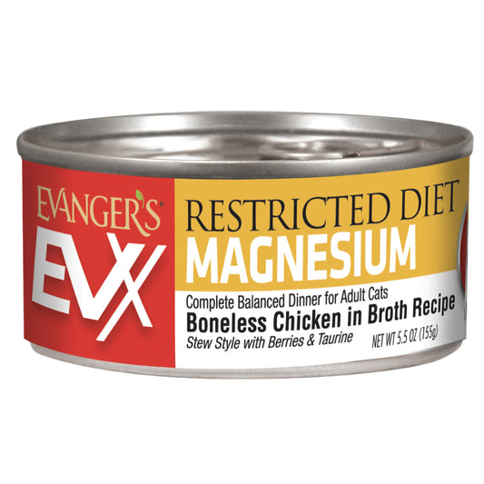 Evanger's EVX Restricted Diet Urinary Tract Health Chicken Cat , 5 oz cans, 24 ct