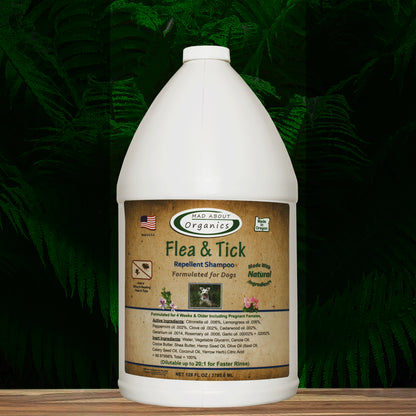Mad About Organics Organic Insect Repellent Herbal Spray for Dogs and Large Animals, 4 Sizes