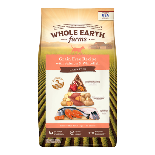 Merrick Whole Earth Farms Grain Free Salmon / Whitefish Dry Dog 25 lb