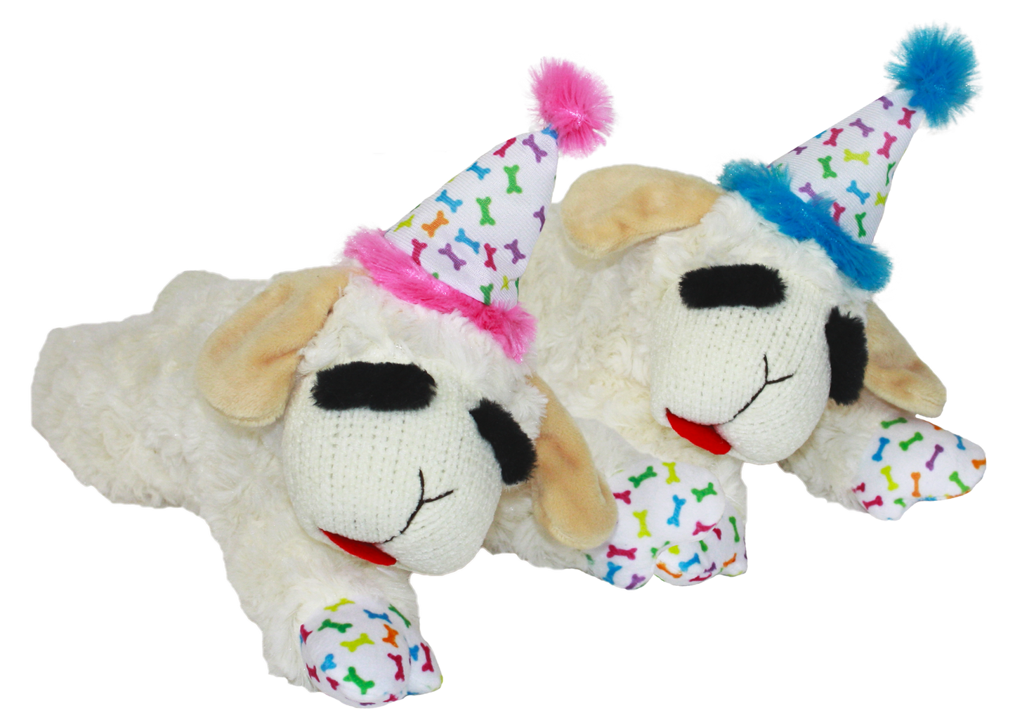 Multipet Lamb Chop with Birthday Hat, Medium