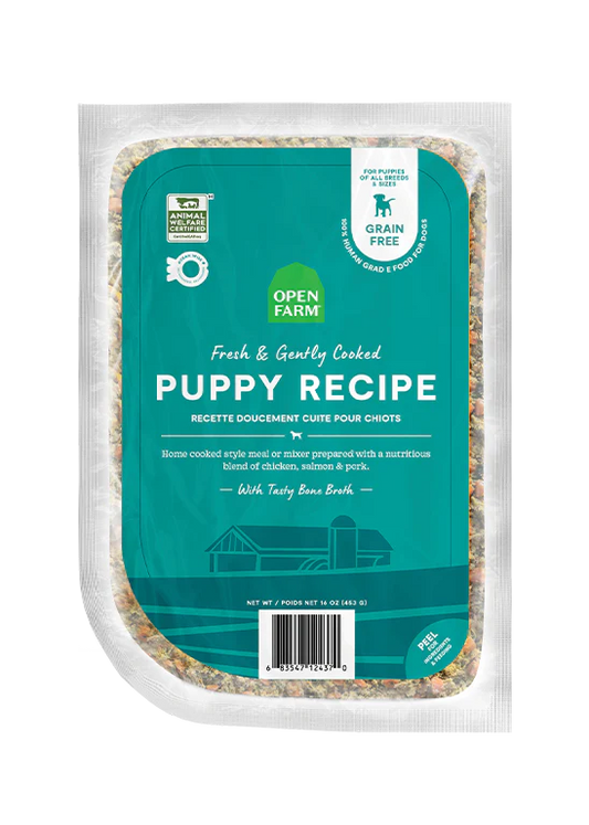 Open Farm Gently Cooked Frozen Puppy Food 10 / 8 oz
