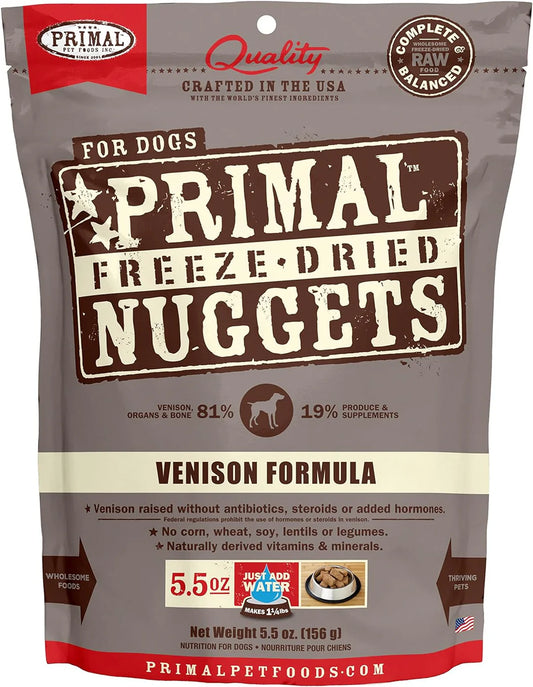 Primal Freeze Dried Canine Venison Formula Nuggets