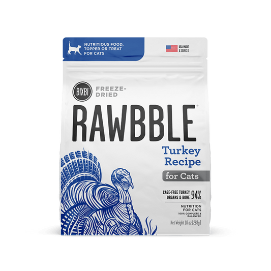 Rawbble Freeze Dried Turkey for Cats 10 oz