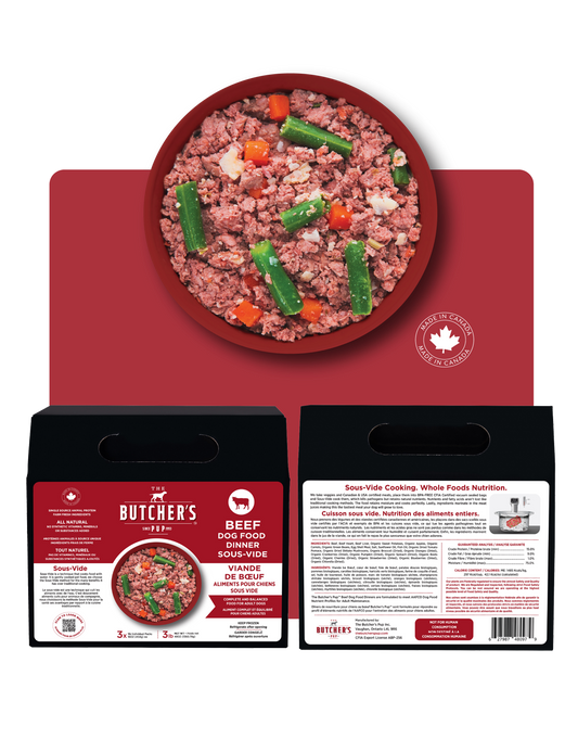 The Butcher's Pup Frozen Beef Dinner Sous-Vide 3 lb