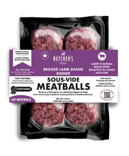 The Butcher's Pup SOUS VIDE MEATBALLS, 3 proteins