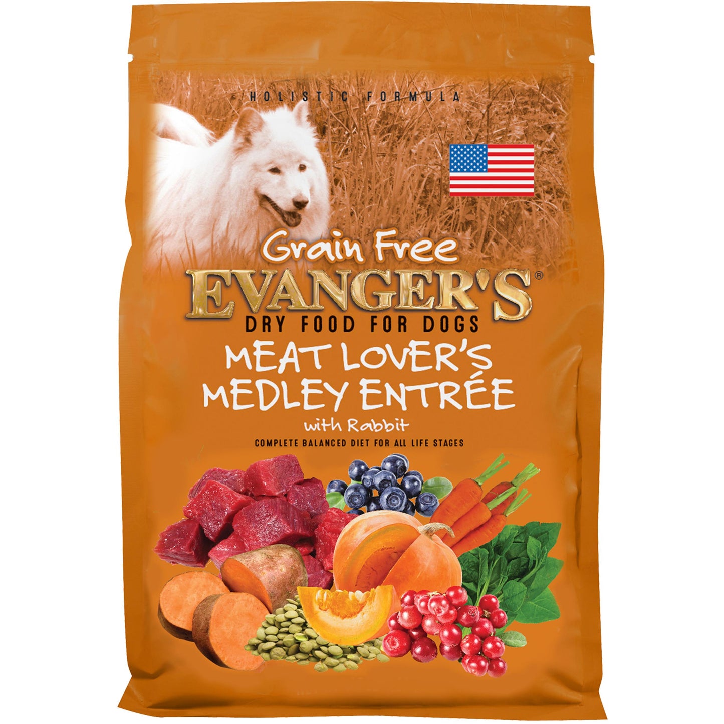 Evanger's CHICKEN FREE Meat Lover's Medley Grain Free Rabbit Dog Food
