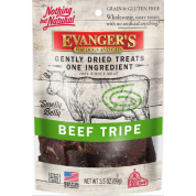 Evanger's Nothing but Natural Beef Tripe Gently Dried Dog & Cat Treats, 3.5-oz bag
