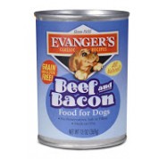 Evanger's Classic Recipes Beef & Bacon Grain-Free Canned Dog Food, 12.8-oz