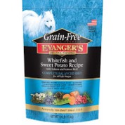 Evanger's Grain Free Whitefish & Sweet Potato - Zero chicken