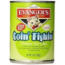 Evanger's Classic Recipes Goin' Fishin' Dinner Grain-Free Canned Cat Food, 13-oz
