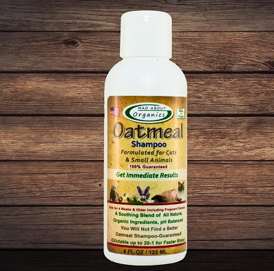 Mad About Organics Oatmeal  Cat Shampoo, 4-oz