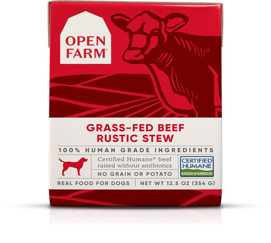 Open Farm Certified Humane Beef Rustic Stew for Dogs 12.5 oz