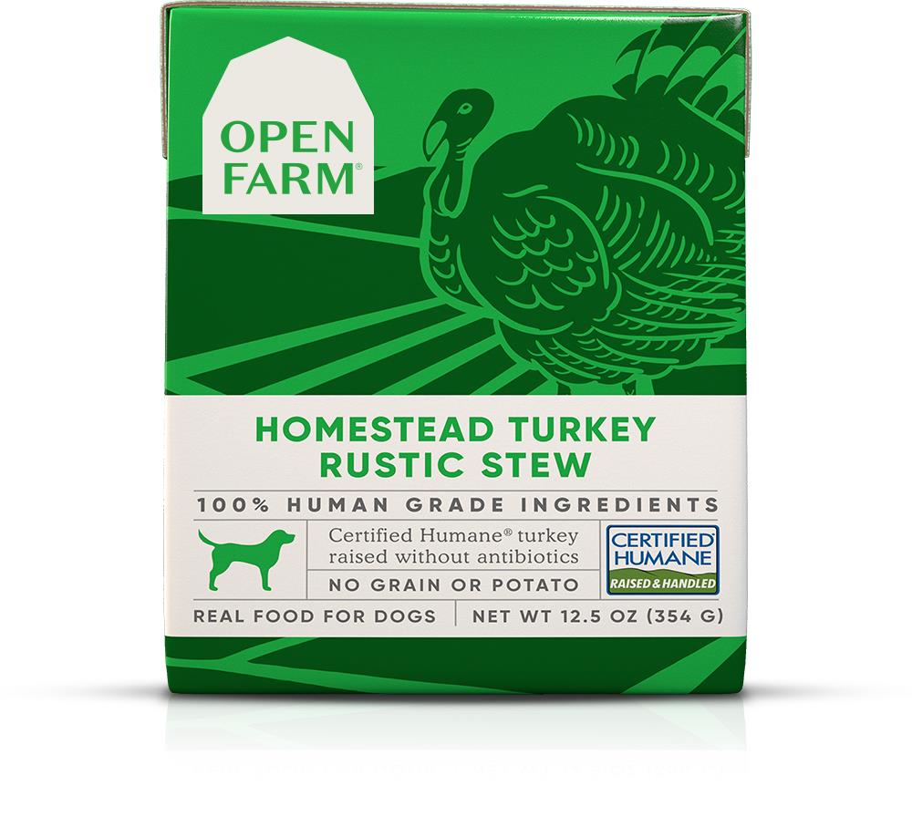 Open Farm Certified Humane Turkey Rustic Stew for Dogs 12.5 oz
