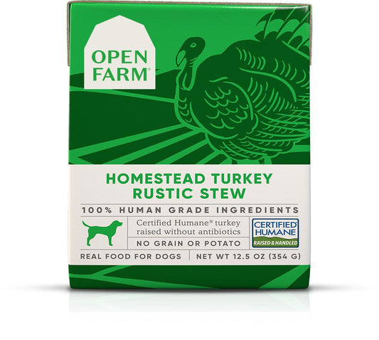 Open Farm Certified Humane Turkey Rustic Stew for Dogs 12.5 oz
