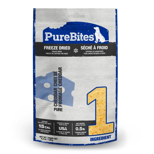 PureBites Cheddar Cheese Freeze-Dried Dog Treats, 4.2 oz