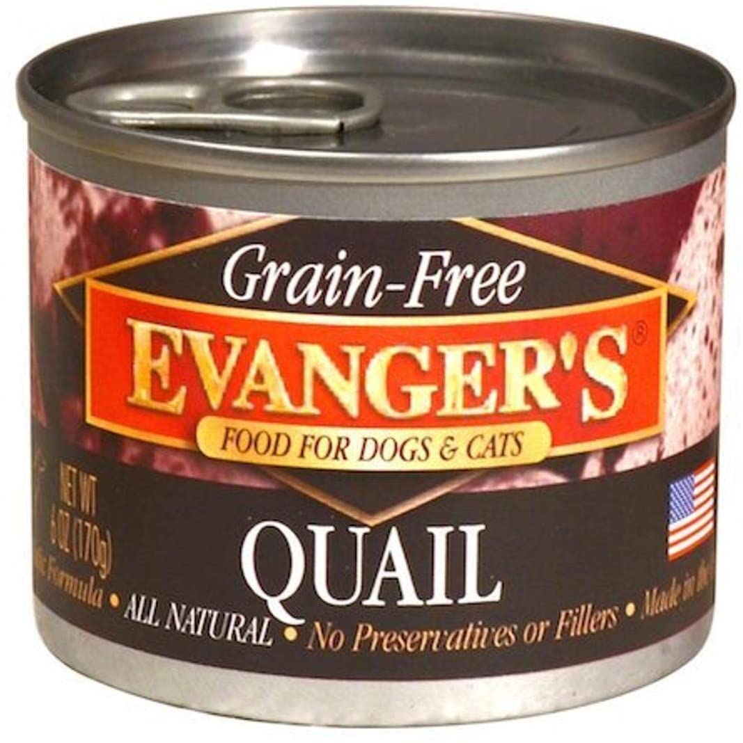 Evanger's Grain-Free Quail Canned Dog & Cat Food, 2 sizes