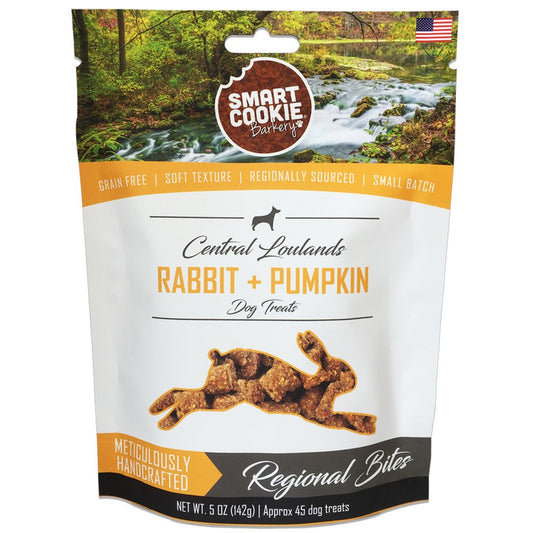 Smart Cookie Central Lowlands Rabbit + Pumpkin Dog Treat 5 oz