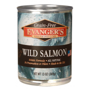Evanger's Grain-Free Wild Salmon Canned Dog & Cat Food, 13-oz